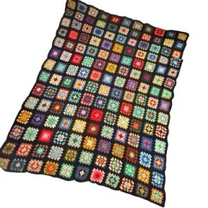 Multicolor Crochet Blanket